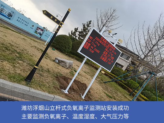 公園景區(qū)用負氧離子監(jiān)測站